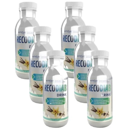Recodiab Drink, smak waniliowy, 77 g x 6 butelek - zdjęcie produktu