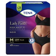 Majtki Tena Lady Pants Plus Noir OTC Edition r. M, 9 sztuk