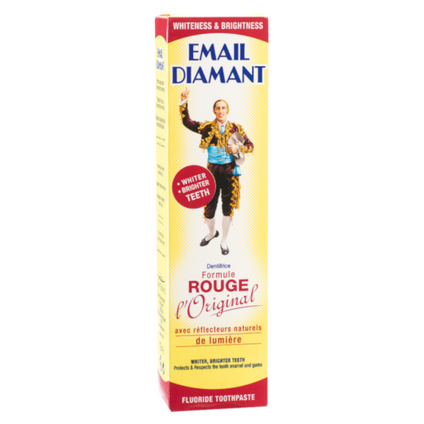 EMAIL DIAMANT Email Diamant Rouge, czerwona pasta wybielająca, 75 ml — Składniki i ocena
