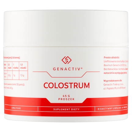 Colostrum Genactiv, proszek, 45 g - zdjęcie produktu
