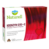 Naturell Koenzym Q10 + E, 120 kapsułek