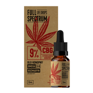 Full Spectrum Life Drops Olej konopny 9% CBG, 15 ml