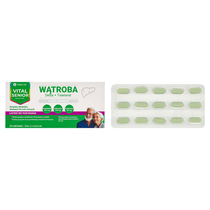 Vital Senior Wątroba, 30 tabletek - zdjęcie produktu