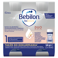 Mleko Bebilon Duo Biotik 1, 2 sztuki, 70 ml