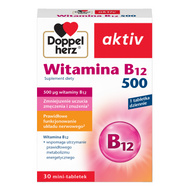 Doppelherz aktiv Witamina B12 500, 30 tabletek