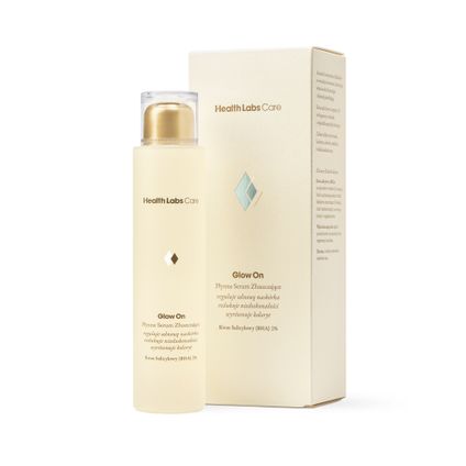 HEALTH LABS Health Labs Glow On, płynne serum złuszczające, kwas salicylowy 2%, 100 ml