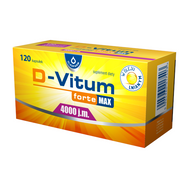 D-Vitum Forte Max 4000 j.m., 120 kapsułek
