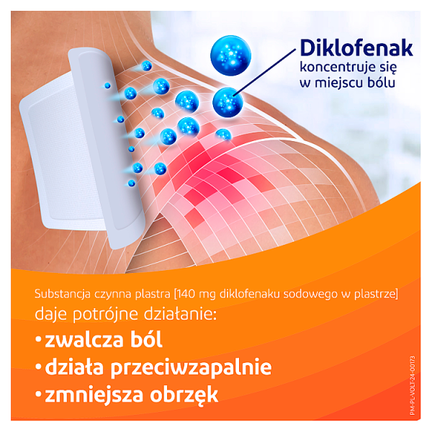 Voltaren Forte 140 mg, 5 plastrów - PRODUKT LECZNICZY NIEREFUNDOWANY OTC