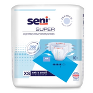 Pieluchomajtki na rzepy Seni Super, Rozmiar XS, 10 sztuk