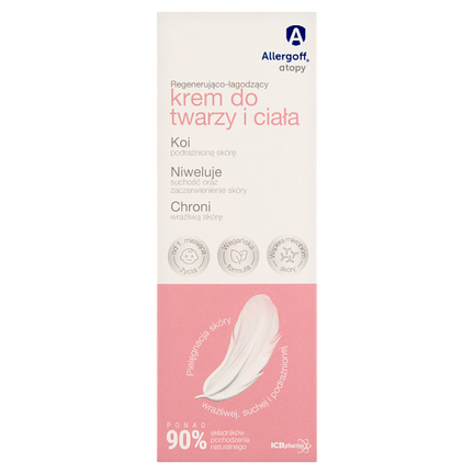 Allergoff atopy, regenerująco-łagodzący krem do twarzy i ciała, 75 ml - KOSMETYK