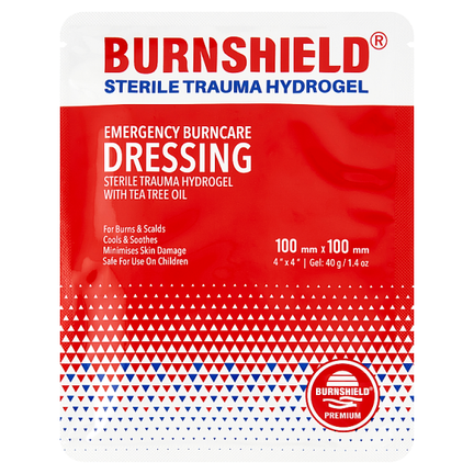 Burnshield, Hydrożelowy opatrunek na oparzenia, 10 cm x 10 cm, 1 sztuka - zdjęcie produktu
