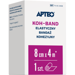 Apteo Koh-Band, elastyczna opaska kohezyjna, 8 cm x 4 m 