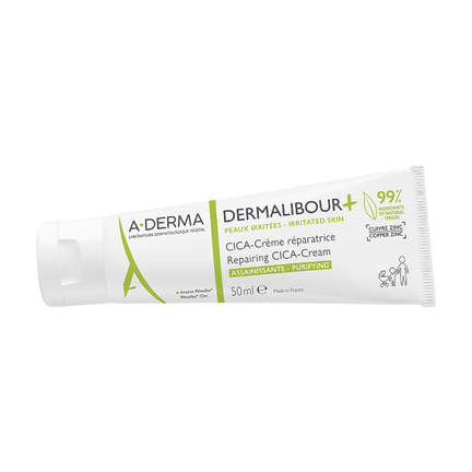 A-derma Dermalibour+ CICA, krem regenerujący, 50 ml - zdjęcie produktu