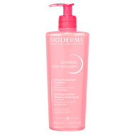 Bioderma Sensibio Gel moussant, łagodzący żel do mycia twarzy dla skóry wrażliwej, 500 ml
