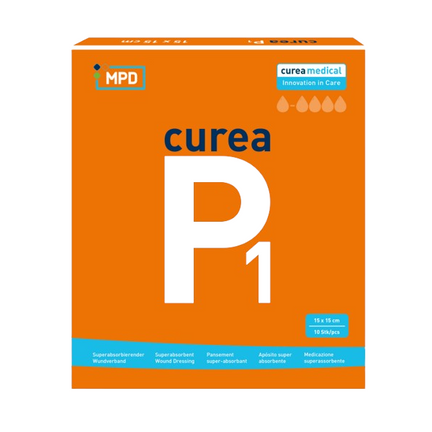 Curea P1, opatrunek, 15 x 15 cm, 1 sztuka - zdjęcie produktu