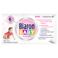 Biaron Baby 6 m+, 30 kapsułek twist-off