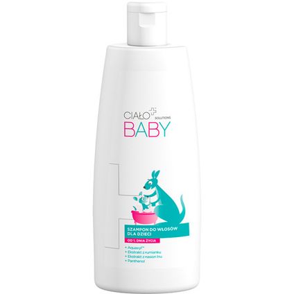 DELIA COSMET.-RZGÓW Ciało+ Baby Solutions, Szampon do włosów dla dzieci, 250 ml — Inhaltsstoffe i ocena