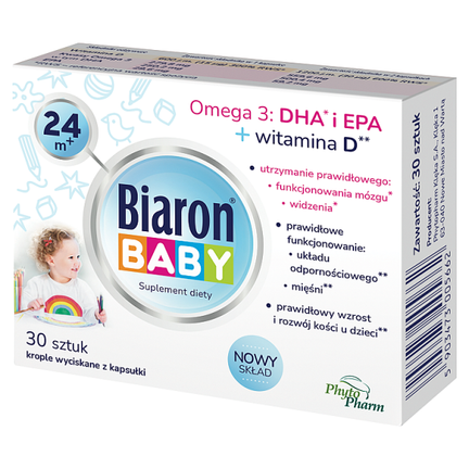 Bioaron Baby 24 m+, 30 kapsułek twist off - SUPLEMENT DIETY