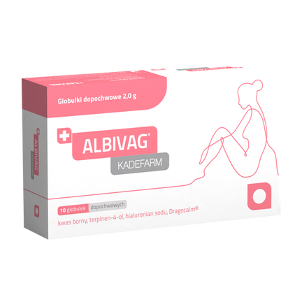 Albivag Kadefarm, 10 globulek dopochwowych - zdjęcie produktu