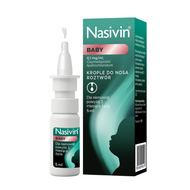 Nasivin Baby 0,1 mg/ml, krople do nosa, 5 ml