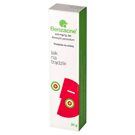 Benzacne, żel 10%, 20 g - 5909991553029