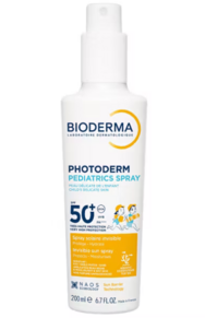 Bioderma Photoderm Pediatrics Spray SPF 50+, ochronny spray dla dzieci, 200 ml