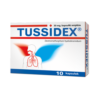 Tussidex 30 mg, 10 kapsułek miękkich
