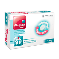 Flegtac ORO 4 mg, 20 tabletek ulegających rozpadowi w jamie ustnej