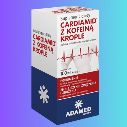 Cardiamid z kofeiną, krople, 100 ml - 5900161004297