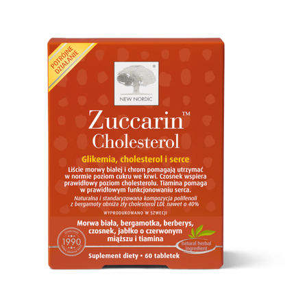 Zuccarin Cholesterol, 60 tabletek - zdjęcie produktu