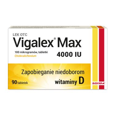 Vigalex Max 4000 IU, 90 tabletek 