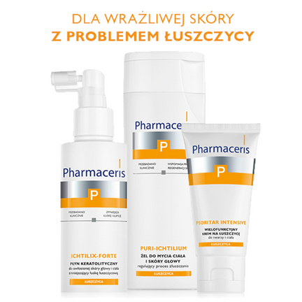 Pharmaceris P Puri-Ichtilium, żel do mycia ciała i skóry głowy, 250 ml - ŻEL