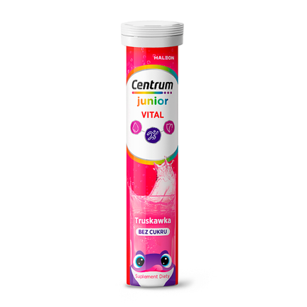 Centrum Vital Junior, 20 tabletek musujących - TABLETKI MUSUJĄCE
