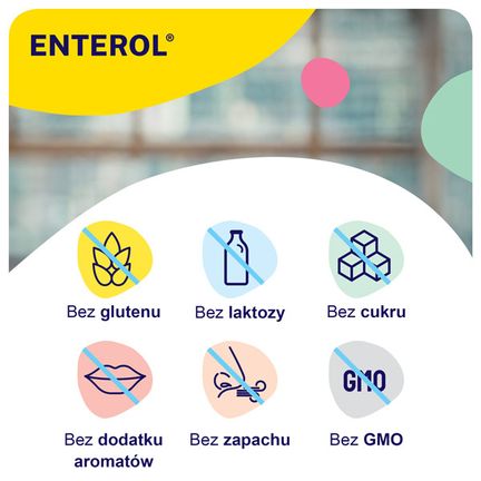 Enterol, 250 mg, 30 kapsułek - Wspierające, Łagodzące