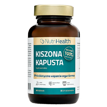 NutriHealth Kiszona Kapusta, 60 tabletek - zdjęcie produktu