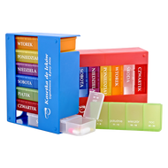 Kasetka na leki tygodniowa, 4 komorowa