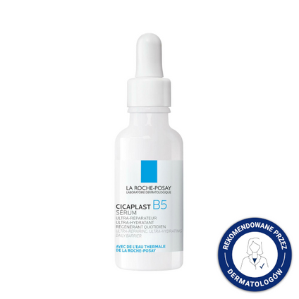 LA ROCHE-POSAY La Roche-Posay Cicaplast B5, regenerujące serum do twarzy, 30 ml — Składniki i ocena