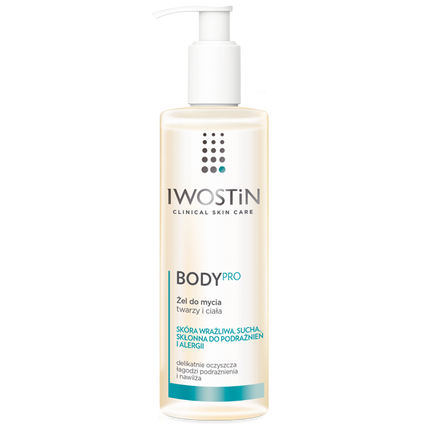 SANOFI-AVENTIS Iwostin Body Pro, żel do mycia twarzy i ciała, 300 ml — Składniki i ocena