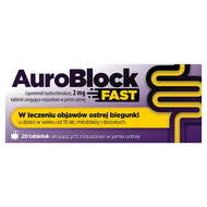 AuroBlock Fast, 2 mg, 20 tabletek ulegających rozpadowi w jamie ustnej