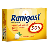 Ranigast S.O.S, 12 tabletek do ssania
