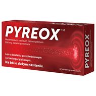 Pyreox, 500 mg, 12 tabletek powlekanych