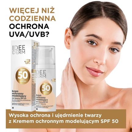 Idee Derm Krem ochronny modelujący SPF 50, 50 ml - KOSMETYK