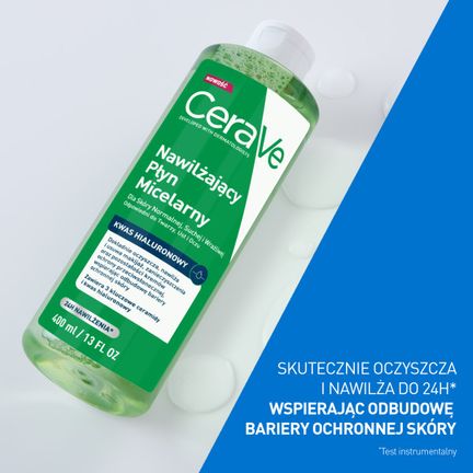 CeraVe, nawilżający płyn micelarny, 400 ml - 3337875953085