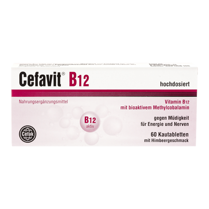 Cefavit B12, 60 tabletek do żucia - zdjęcie produktu