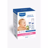 Mustela, zestaw na ciemieniuchę, szampon, 150ml + krem, 40ml