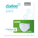 Majtki chłonne Dailee Pant Premium Super, r. L, 15 sztuk