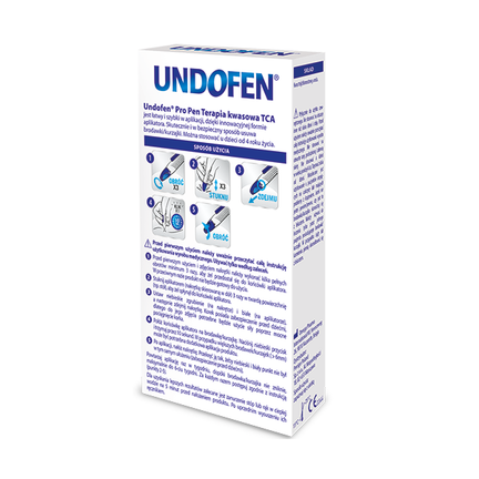 Undofen Pro Pen Terapia Kwasowa TCA, żel na kurzajki w aplikatorze - 5907734712009