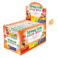 Zdrowy Lizak Mniam-Mniam, smak mango, 40 sztuk