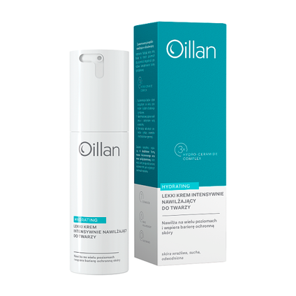 OCEANIC Oillan Hydrating, lekki krem intensywnie nawilżający do twarzy, 50 ml — Inhaltsstoffe i ocena