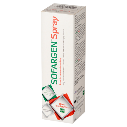 Sofargen Spray na skórę, 125 ml - WYRÓB MEDYCZNY